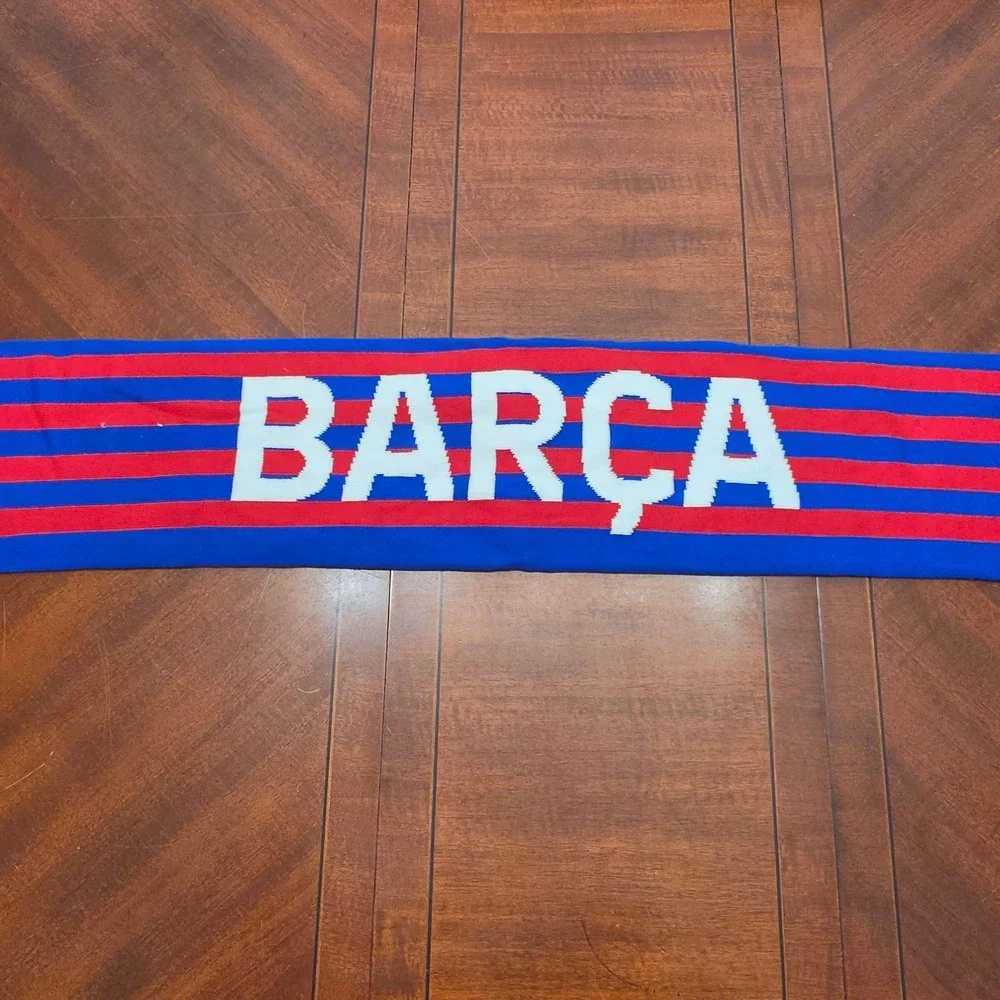 FC Barcelona Scarf Blue FCB Barca Soccer Futbol Fan Scarf 1899 La Liga Gear
